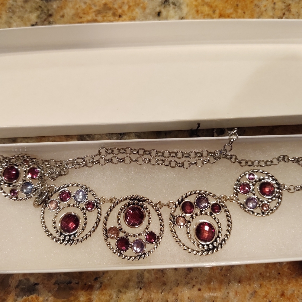 Dillard's silver necklace